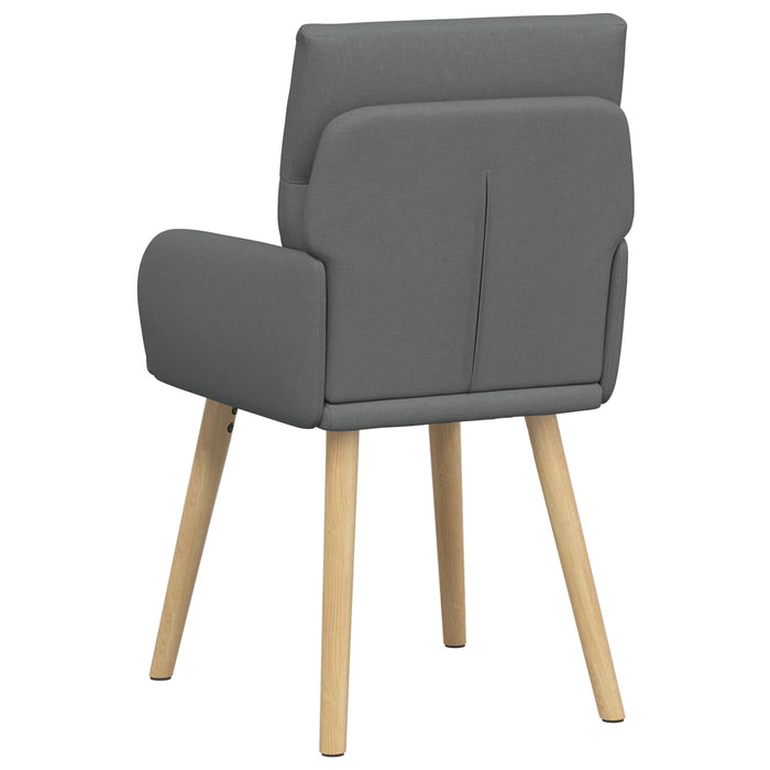 Scaune de dining 4 pcs Țesătură Gri închis 60 x 56 x 96 cm WALTI