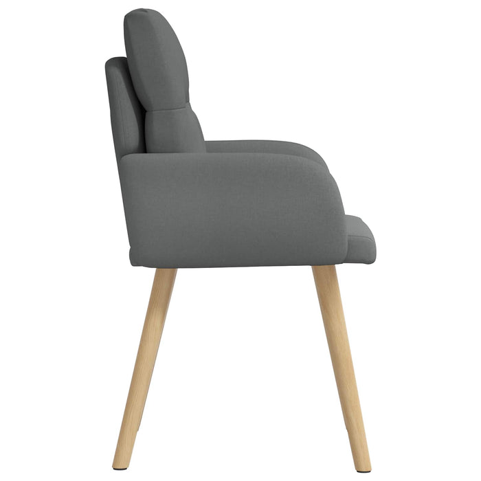 Scaune de dining 4 pcs Țesătură Gri închis 60 x 56 x 96 cm WALTI