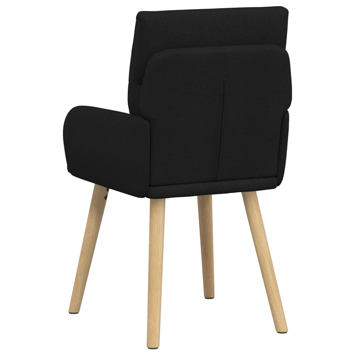 Scaune de dining 4 pcs Țesătură Negru 60 x 56 x 96 cm WALTI