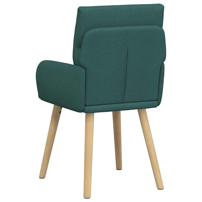 Scaune de dining 4 pcs Țesătură Verde închis 60 x 56 x 96 cm WALTI