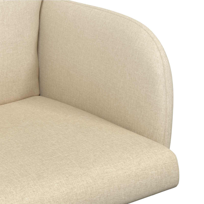 Scaune de dining 4 pcs Țesătură Crem 60 x 56 x 96 cm WALTI