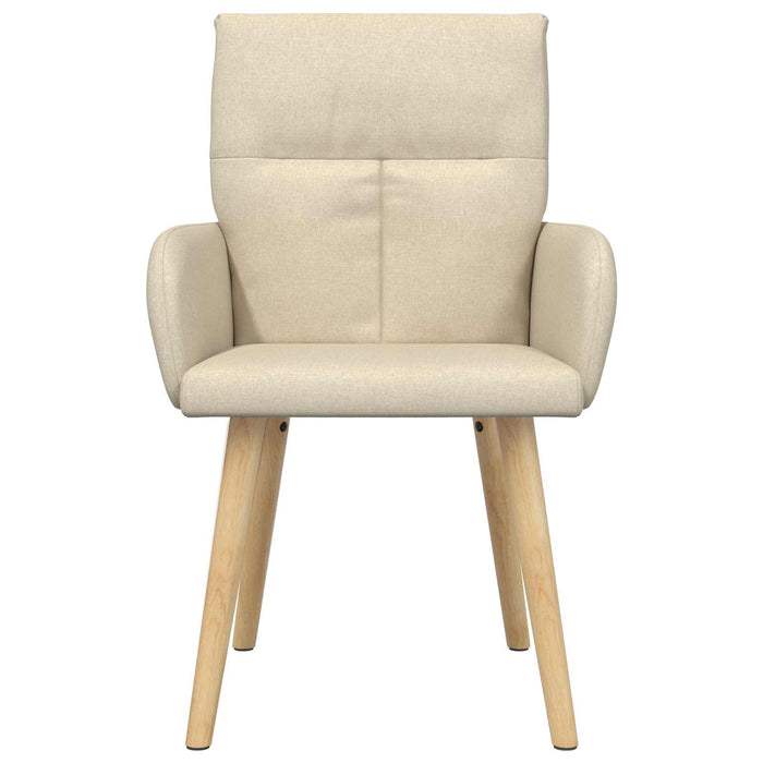 Scaune de dining 4 pcs Țesătură Crem 60 x 56 x 96 cm WALTI