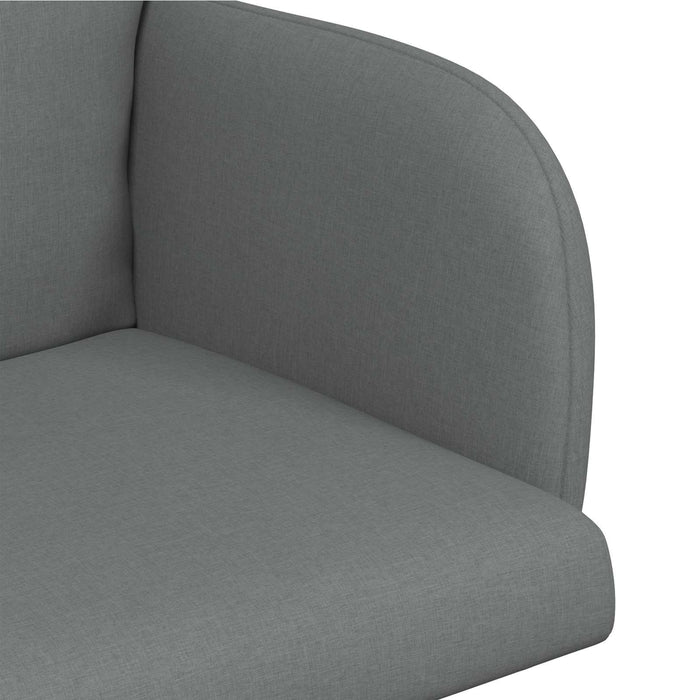 Scaune de dining 6 pcs Țesătură Gri închis 60 x 56 x 96 cm WALTI