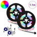 Bandă LED 4 pcs Negru și transparent 55 x 0,8 x 0,3 cm - WALTI WALTI