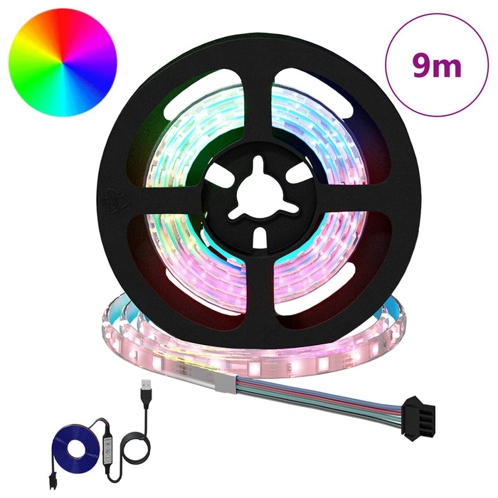 Bandă LED 12 pcs Negru și transparent 750 mm Cupru și Plastic WALTI