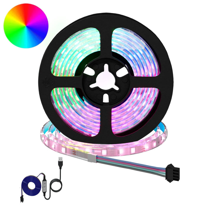 Bandă LED 12 pcs Negru și transparent 1700 mm Cupru și Plastic WALTI