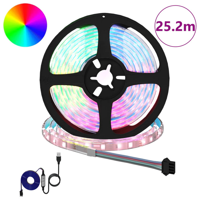 Bandă LED 12 pcs Negru și transparent 2100 mm Cupru și Plastic WALTI