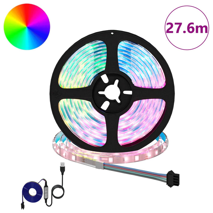 Bandă LED 12 pcs Negru și transparent 2300 mm Cupru și Plastic WALTI