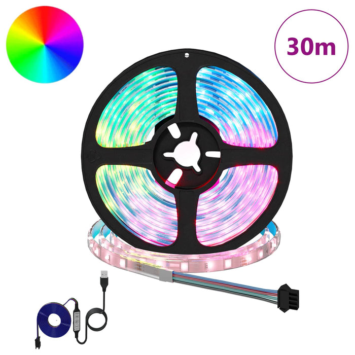 Bandă LED 12 pcs Negru și transparent 2500 mm Cupru și Plastic WALTI