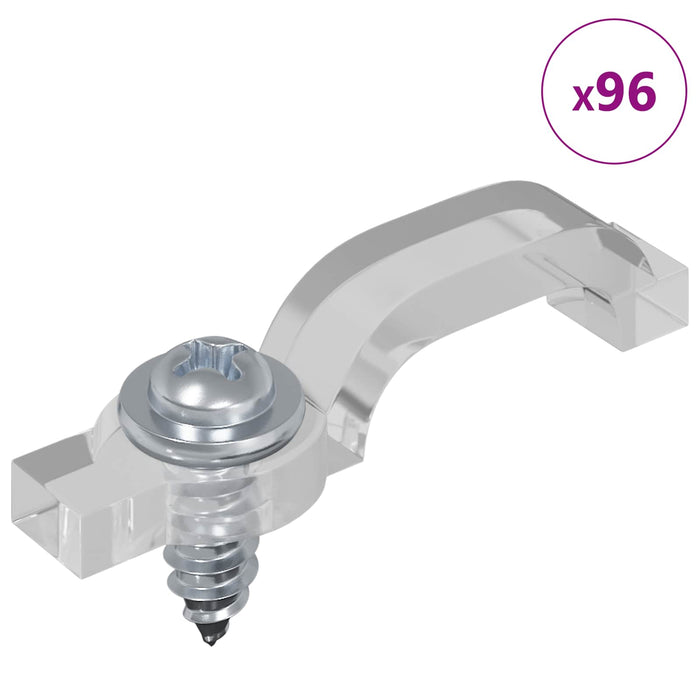 Bandă LED 4 pcs Negru și transparent 470 x 0,8 x 0,3 cm - WALTI WALTI