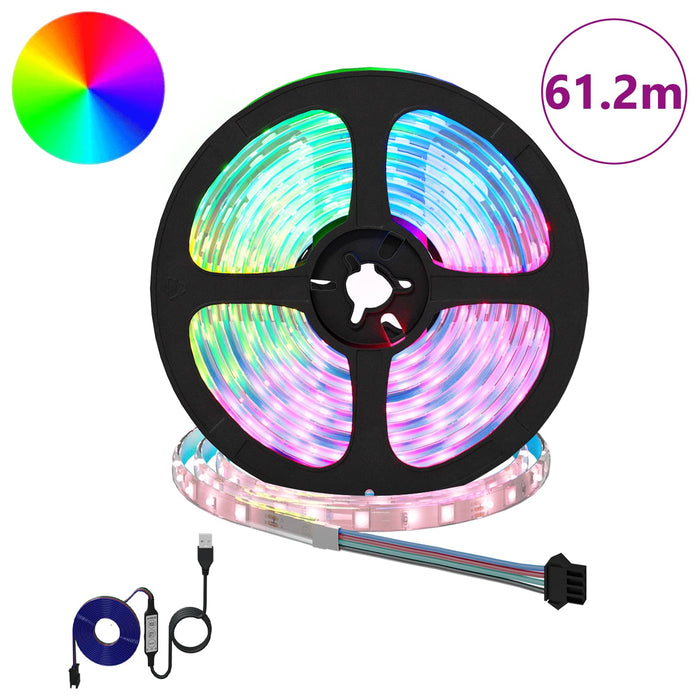 Bandă LED 12 pcs Negru și transparent 5100 mm Cupru și Plastic WALTI