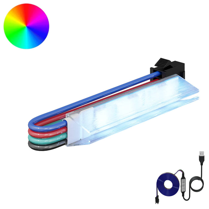 Bandă LED 12 pcs Negru și Alb 1745 mm Cupru și Plastic WALTI