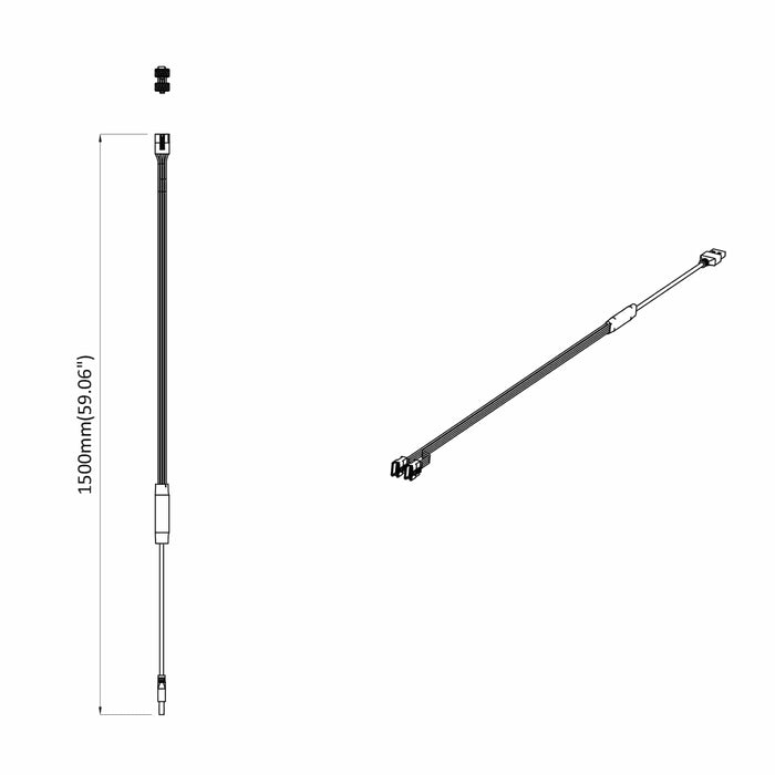 Bandă LED 12 pcs Negru și Multicolor 1745 mm Cupru și Plastic WALTI