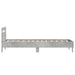 Cadru de pat cu LED Gri Beton 80 x 200 cm Lemn prelucrat - WALTI WALTI