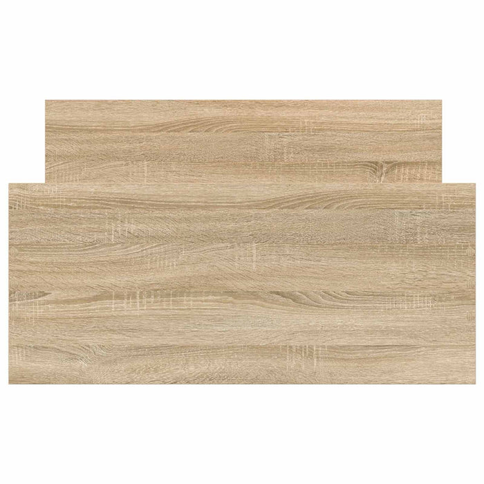 Cadru de Pat cu Tăblie Stejar Sonoma 80 x 200 cm Lemn prelucrat WALTI