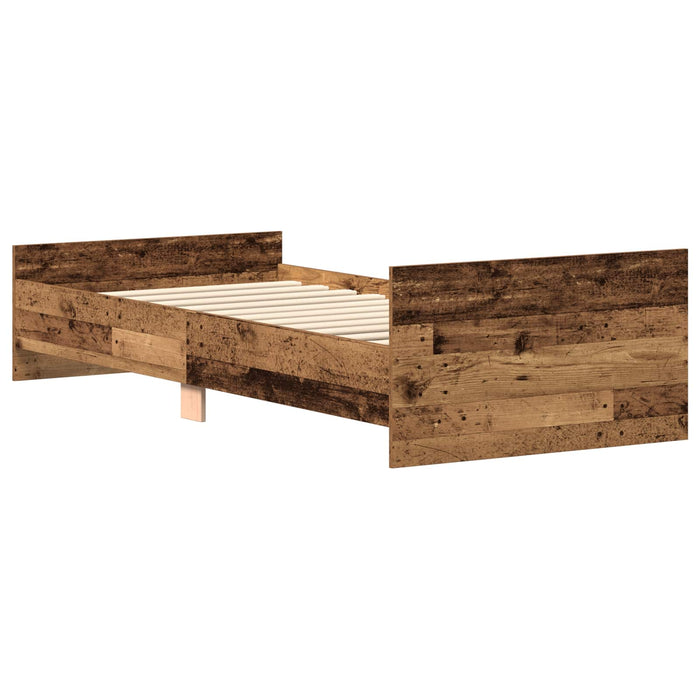 Cadru de Pat cu Tăblie Lemn vechi 80 x 200 cm Lemn prelucrat WALTI