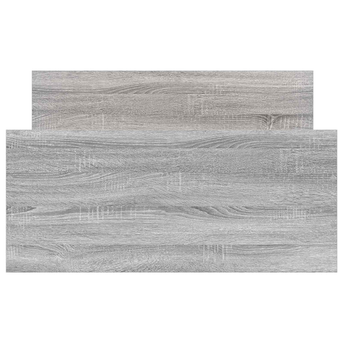 Cadru de Pat cu Tăblie Sonoma gri 80 x 200 cm Lemn prelucrat WALTI