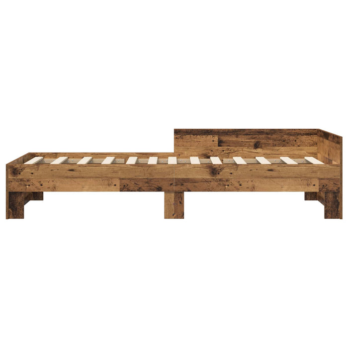 Cadru de Pat cu Tăblie Lemn vechi 80 x 200 cm Lemn prelucrat WALTI