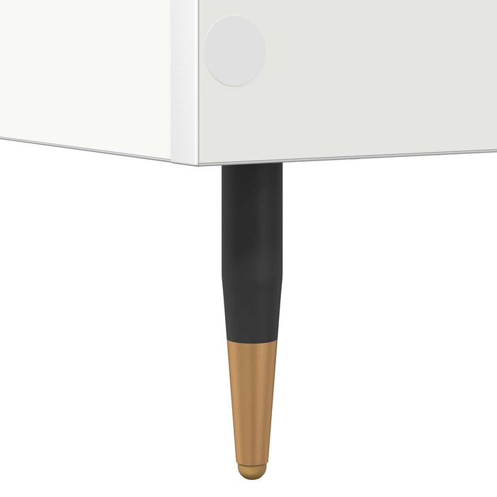 Cadru de pat Alb 80 x 200 cm Lemn prelucrat WALTI