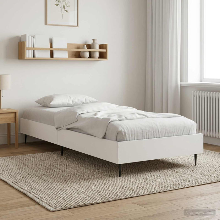 Cadru de pat Alb 80 x 200 cm Lemn prelucrat WALTI