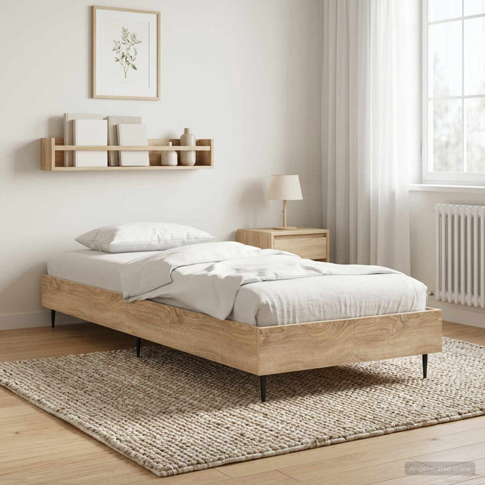Cadru de pat Stejar Sonoma 80 x 200 cm Lemn prelucrat WALTI