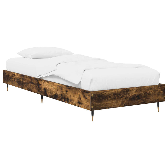 Cadru de pat Stejar fumuriu 80 x 200 cm Lemn prelucrat WALTI