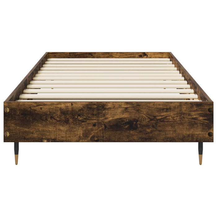 Cadru de pat Stejar fumuriu 80 x 200 cm Lemn prelucrat WALTI