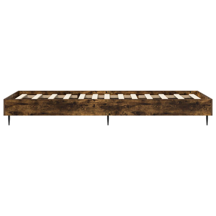 Cadru de pat Stejar fumuriu 80 x 200 cm Lemn prelucrat WALTI