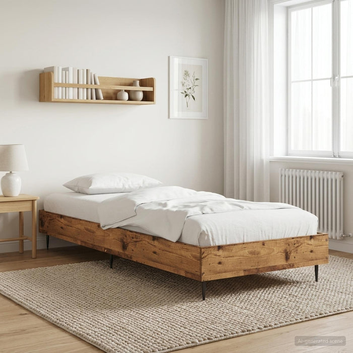 Cadru de pat Lemn vechi 80 x 200 cm Lemn prelucrat WALTI