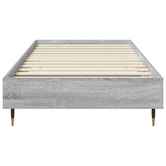 Cadru de pat Sonoma gri 80 x 200 cm Lemn prelucrat WALTI