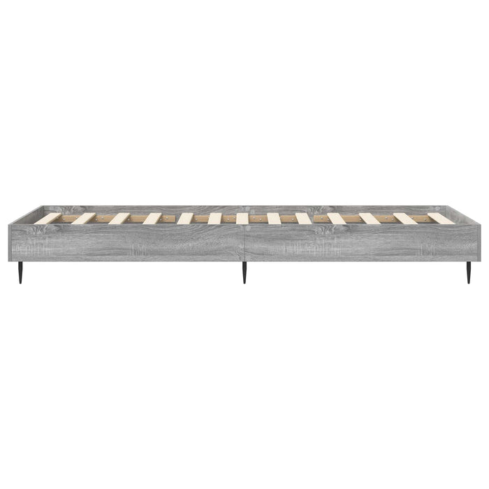 Cadru de pat Sonoma gri 80 x 200 cm Lemn prelucrat WALTI
