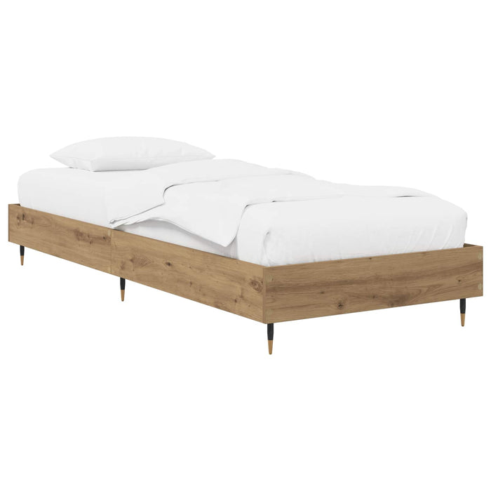 Cadru de pat Stejar artizanal 80 x 200 cm Lemn prelucrat WALTI