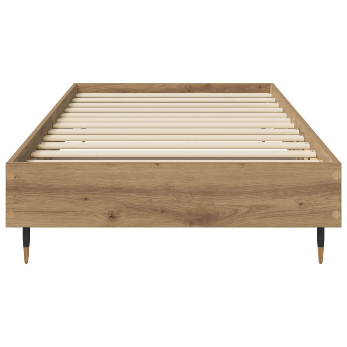 Cadru de pat Stejar artizanal 80 x 200 cm Lemn prelucrat WALTI