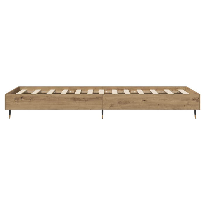 Cadru de pat Stejar artizanal 80 x 200 cm Lemn prelucrat WALTI