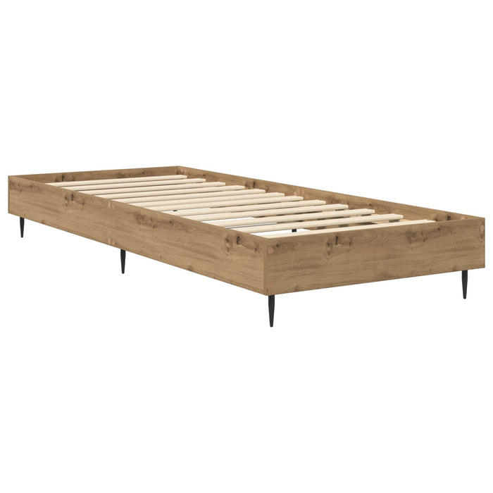 Cadru de pat Stejar artizanal 80 x 200 cm Lemn prelucrat WALTI