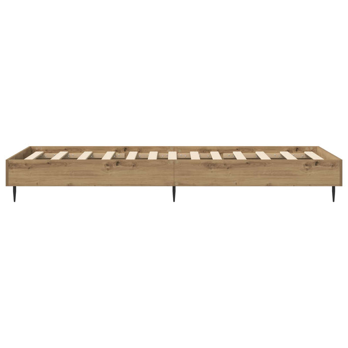 Cadru de pat Stejar artizanal 80 x 200 cm Lemn prelucrat WALTI
