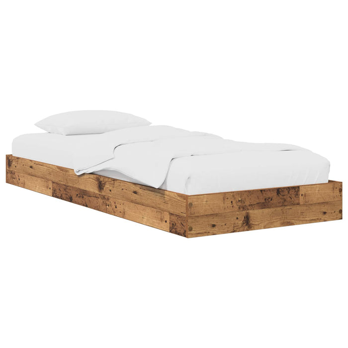 Cadru de pat la sol Lemn vechi 80 x 200 cm Lemn prelucrat WALTI
