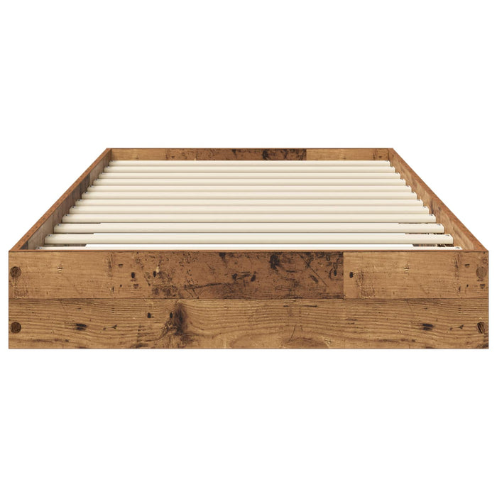 Cadru de pat la sol Lemn vechi 80 x 200 cm Lemn prelucrat WALTI