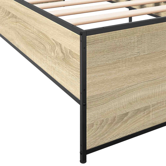 Cadru de pat Stejar Sonoma 80 x 200 cm Lemn prelucrat - WALTI WALTI