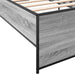 Cadru de pat Sonoma gri 80 x 200 cm Lemn prelucrat - WALTI WALTI