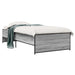 Cadru de pat Sonoma gri 80 x 200 cm Lemn prelucrat - WALTI WALTI