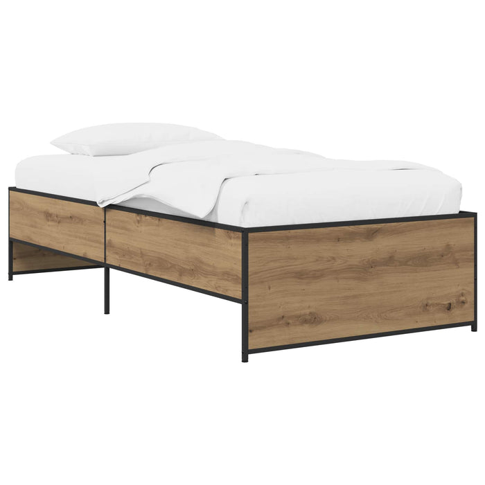 Cadru de pat Stejar Artizanal 80 x 200 cm Lemn prelucrat WALTI