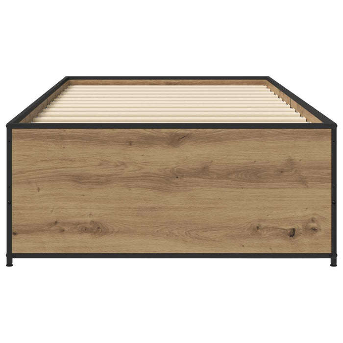 Cadru de pat Stejar Artizanal 80 x 200 cm Lemn prelucrat WALTI