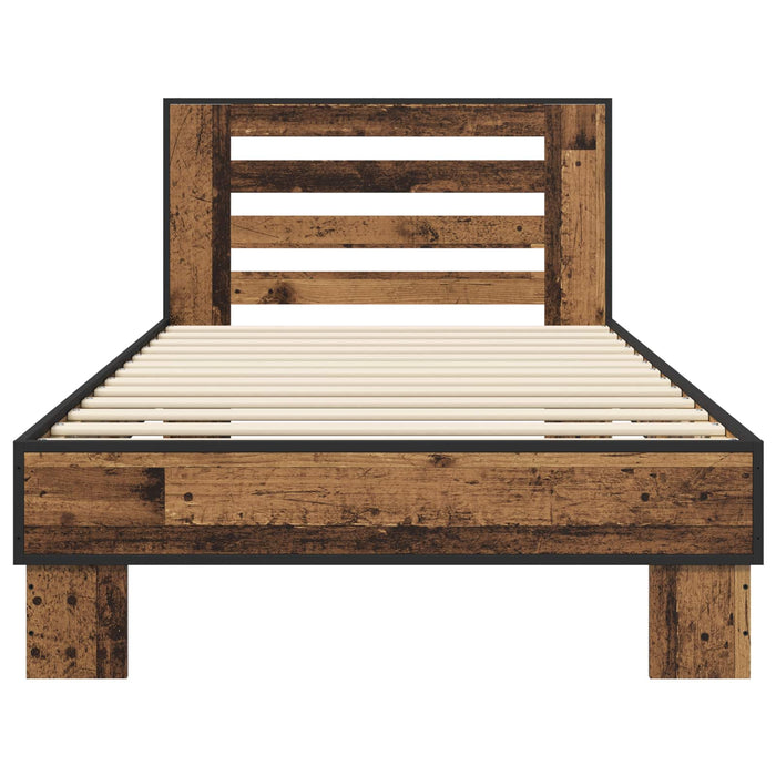 Cadru de Pat cu Tăblie Lemn vechi 80 x 200 cm Lemn prelucrat WALTI