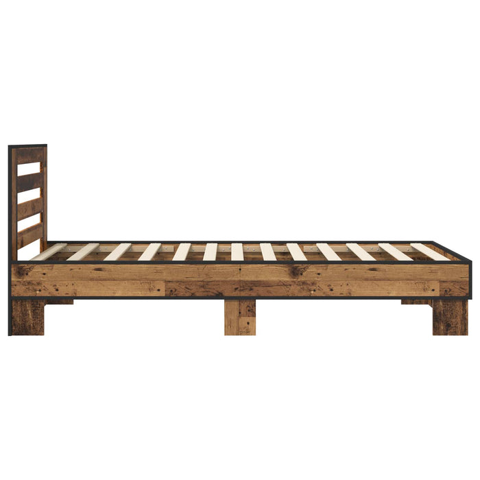 Cadru de Pat cu Tăblie Lemn vechi 80 x 200 cm Lemn prelucrat WALTI