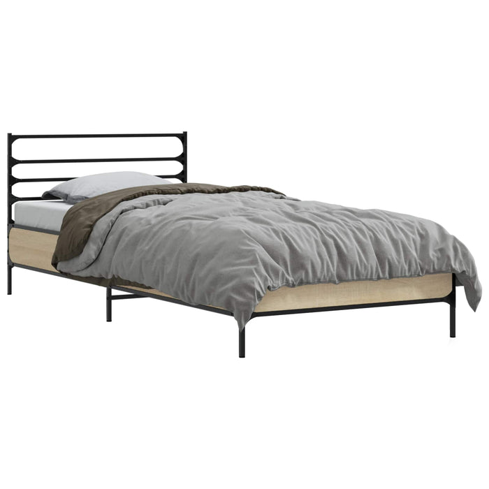 Cadru de pat Stejar Sonoma 80 x 200 cm Lemn prelucrat WALTI