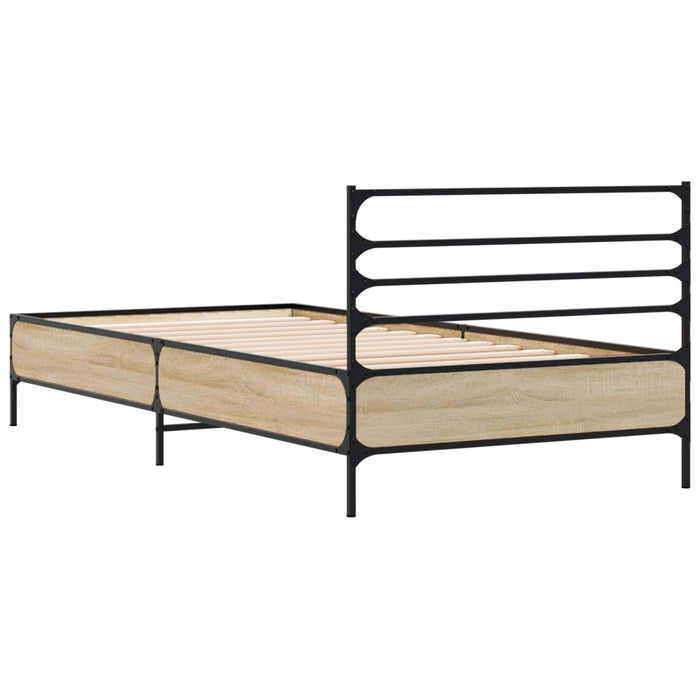 Cadru de pat Stejar Sonoma 80 x 200 cm Lemn prelucrat WALTI