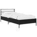 Cadru de pat Stejar Negru 80 x 200 cm Lemn prelucrat - WALTI WALTI