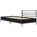 Cadru de pat Stejar Negru 80 x 200 cm Lemn prelucrat - WALTI WALTI