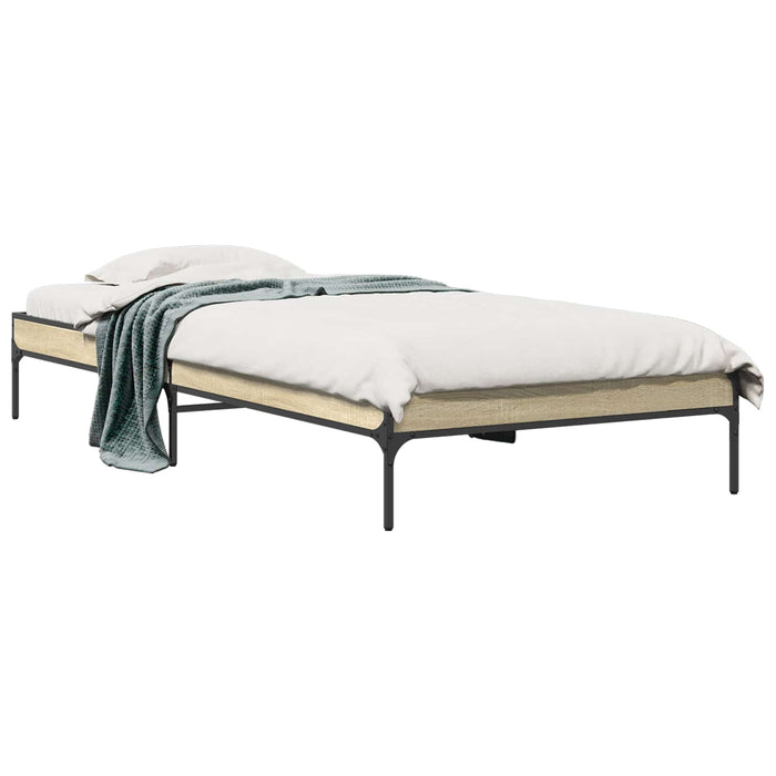 Cadru de pat Stejar Sonoma 80 x 200 cm Lemn prelucrat WALTI